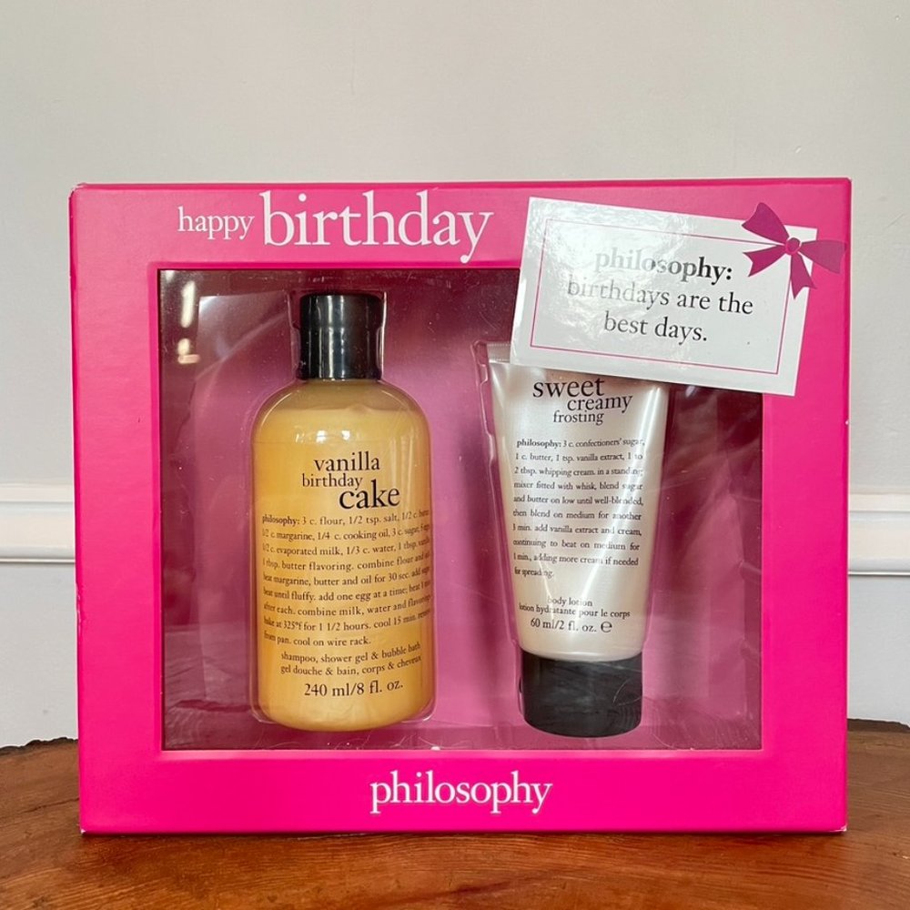 Philosophy Happy Birthday Set: Vanilla Shower Gel & Sweet Frosting Lotion